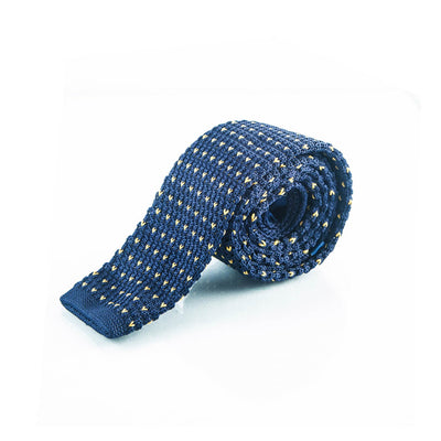 Blue Knit tie - Punk Monsieur